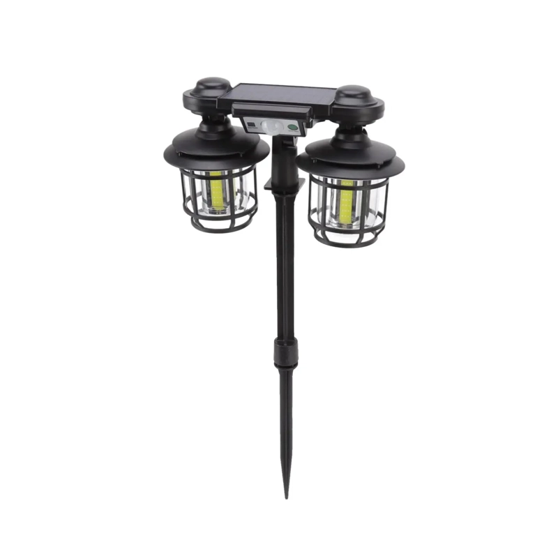 FAROL LAMPARA SOLAR EXTERIOR DOBLE SENSOR MOVIMIENTO 192 COB + CONTROL - 2