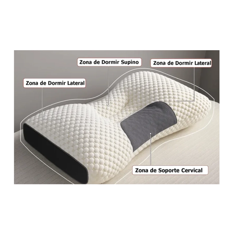 PACK X2 ALMOHADA  ORTOPE DICA COJIN CERVICAL TERAPE UTICAS / PACK DE ALMOHADA - 1
