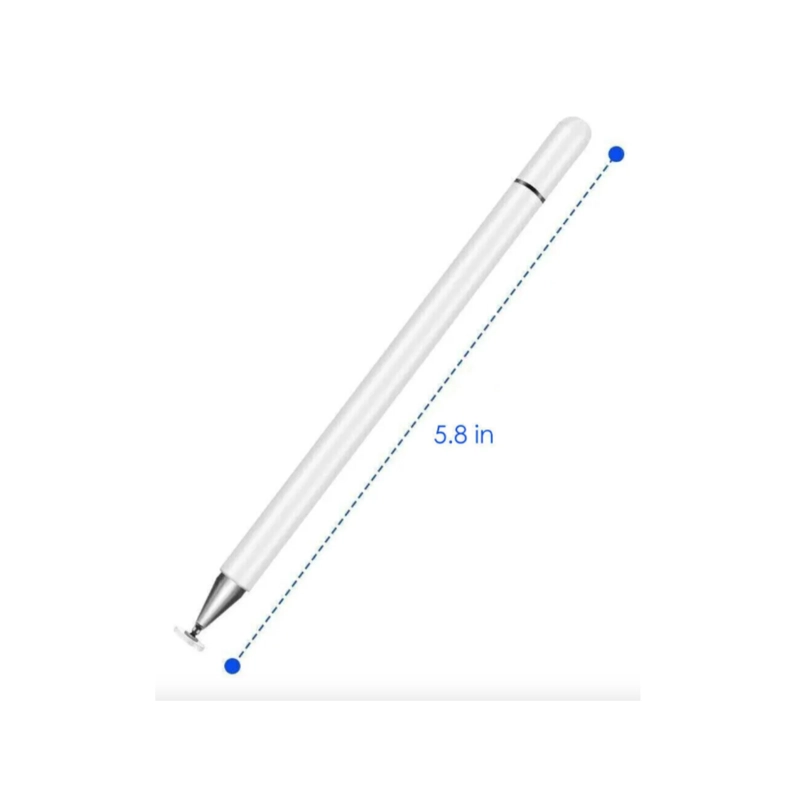 LAPIZ STYLUS PEN ACTIVO UNIVERSAL - PUNTA FINA 1.2MM CON RECHAZO DE PALMA Y CARGA USB-C - 6