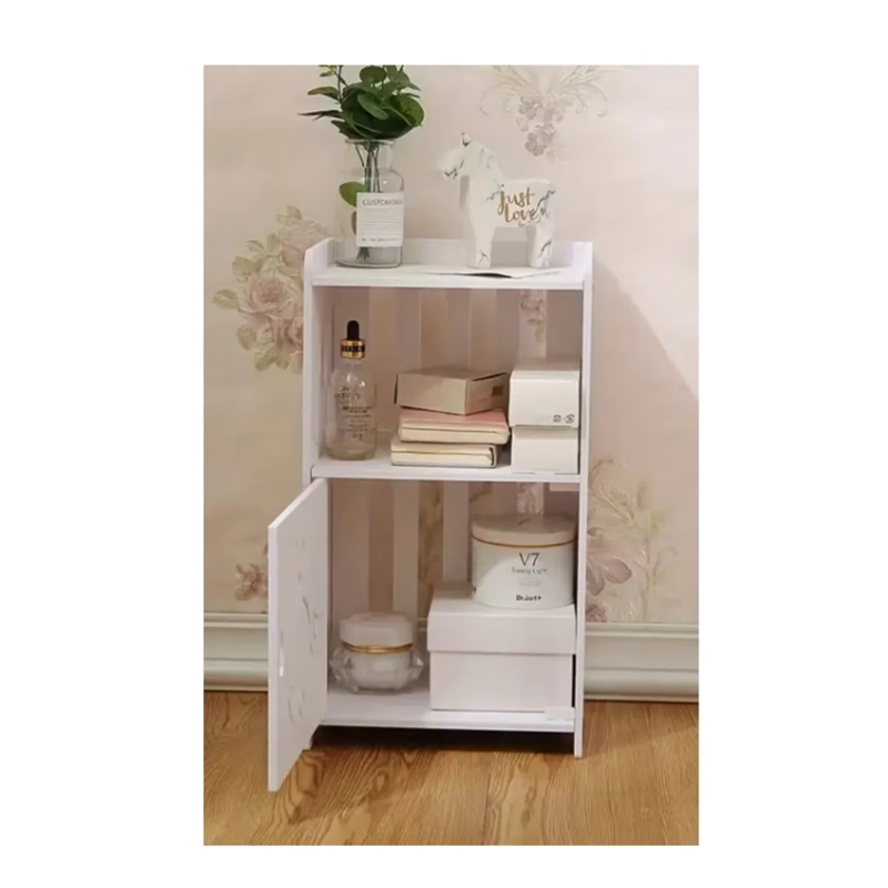 VELADOR ORGANIZADOR REPISA ESTANTE NIÑO MESA DE NOCHE LISO BLANCO - 4