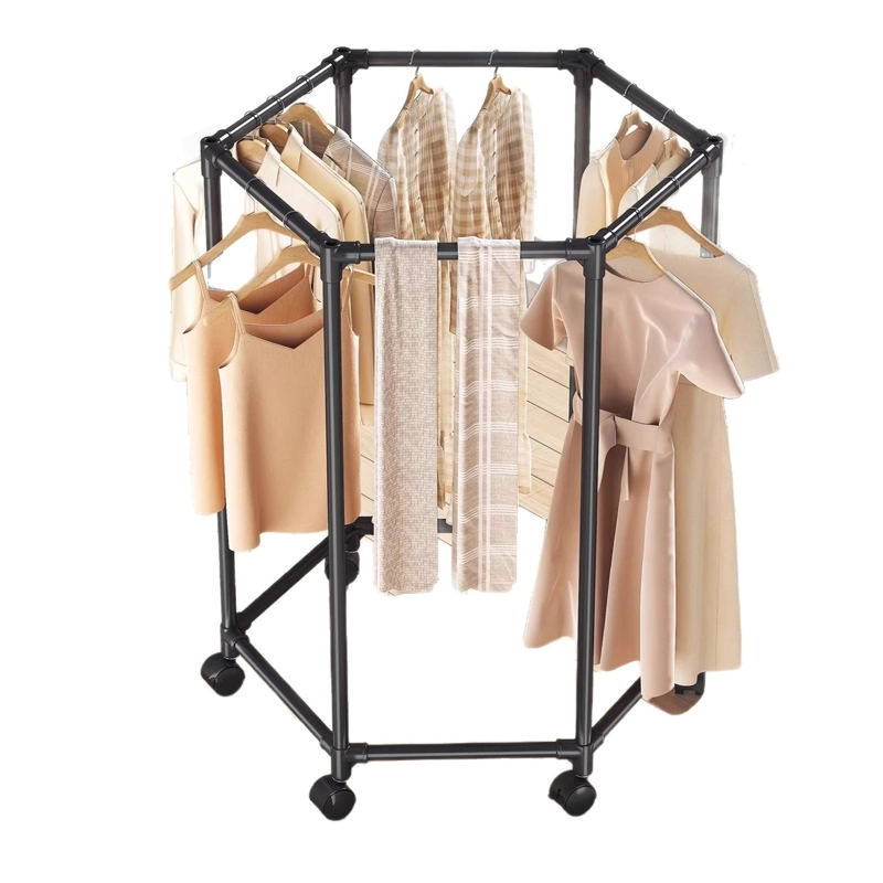 TENDEDERO DE ROPA GIRATORIO MULTIFUNCIONAL  SOPORTA HASTA 40KG - 1