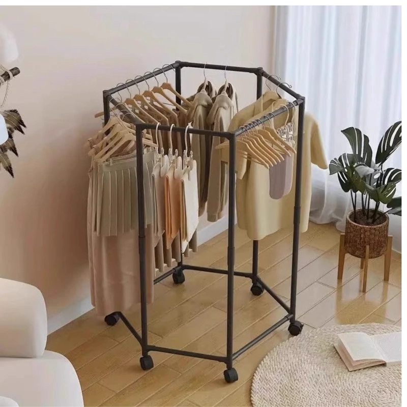 TENDEDERO DE ROPA GIRATORIO MULTIFUNCIONAL  SOPORTA HASTA 40KG - 2