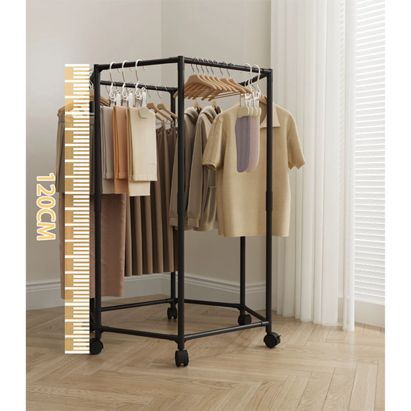 TENDEDERO DE ROPA GIRATORIO MULTIFUNCIONAL  SOPORTA HASTA 40KG - 4