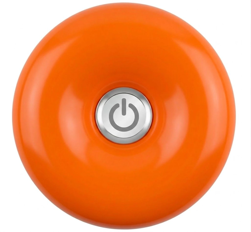 LAMPARA LED DONA NARANJA INALAMBRICA USB-C TOUCH MESA PARED - 4