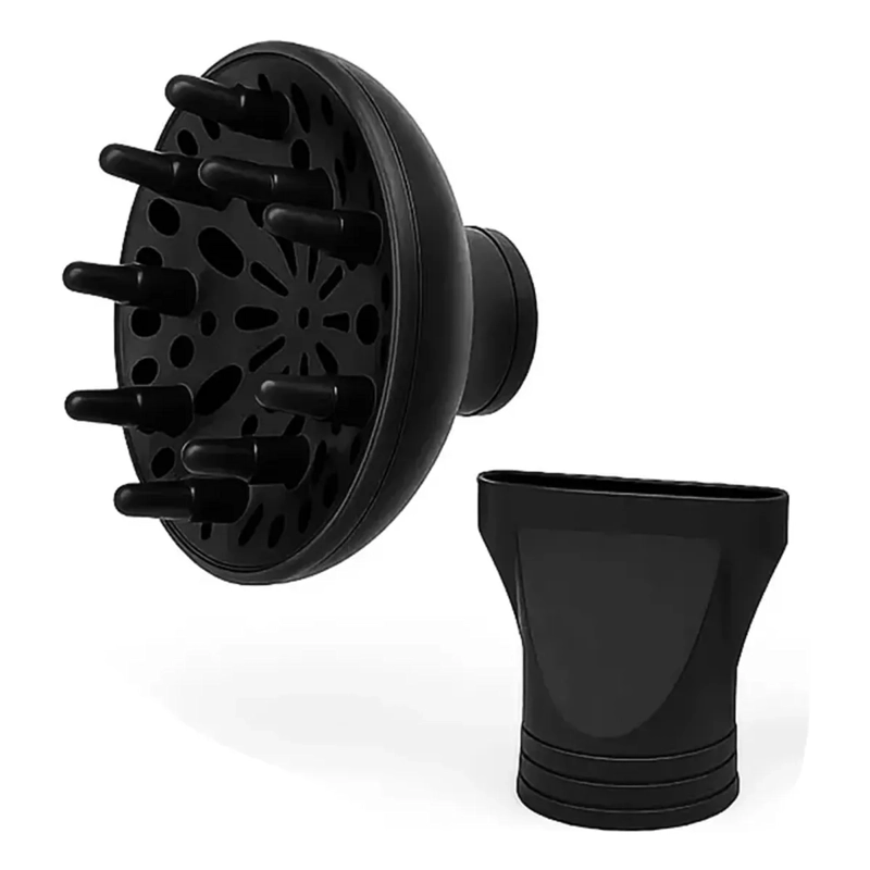 SECADOR DE PELO PROFESIONAL DE 5000W  ALTA POTENCIA COLOR NEGRO DORADO - 4