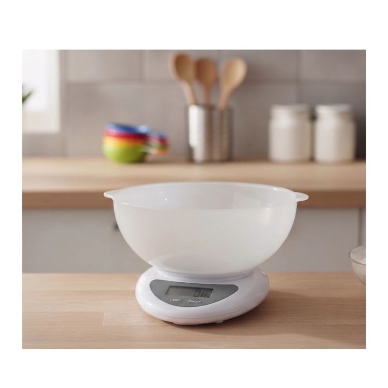 BASCULA ELECTRONICA DE COCINA  WH-B05 CON PANTALLA LCD 5KG  - 1