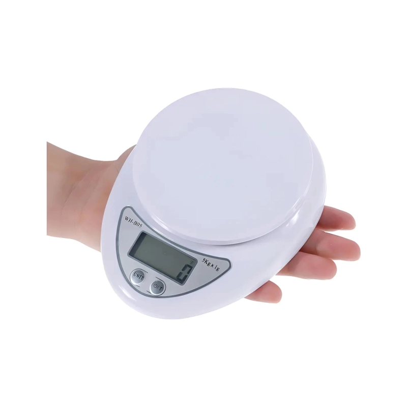 BASCULA ELECTRONICA DE COCINA  WH-B05 CON PANTALLA LCD 5KG  - 2