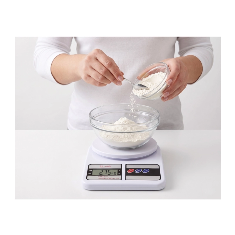 PESA BALANZA DIGITAL DE COCINA 10KG GRAMERA ALTA PRECISION - 1