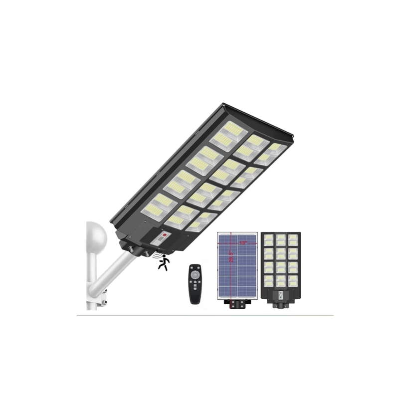 FOCO SOLAR LED 1600W EXTERIOR ALTA POTENCIA + CONTROL REMOTO - 3