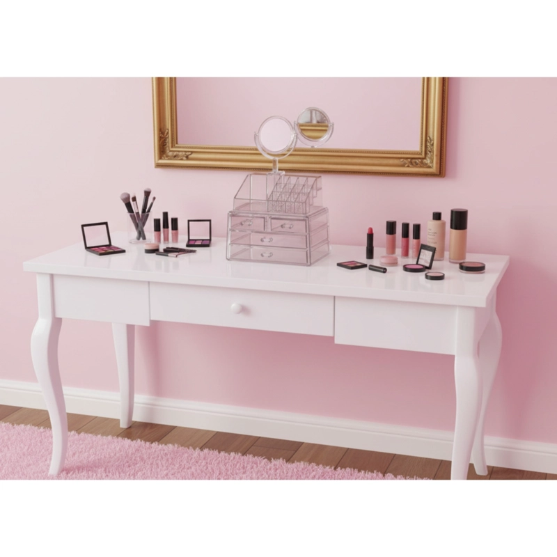 ORGANIZADOR DE MAQUILLAJE COSMETIQUEROJOYERO + ESPEJO - 5