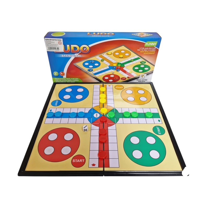 JUEGO DE MESA LUDO FAMILIAR PORTATIL Grande - ENTRETENIMIENTO Y ESTRATEGIA - 1