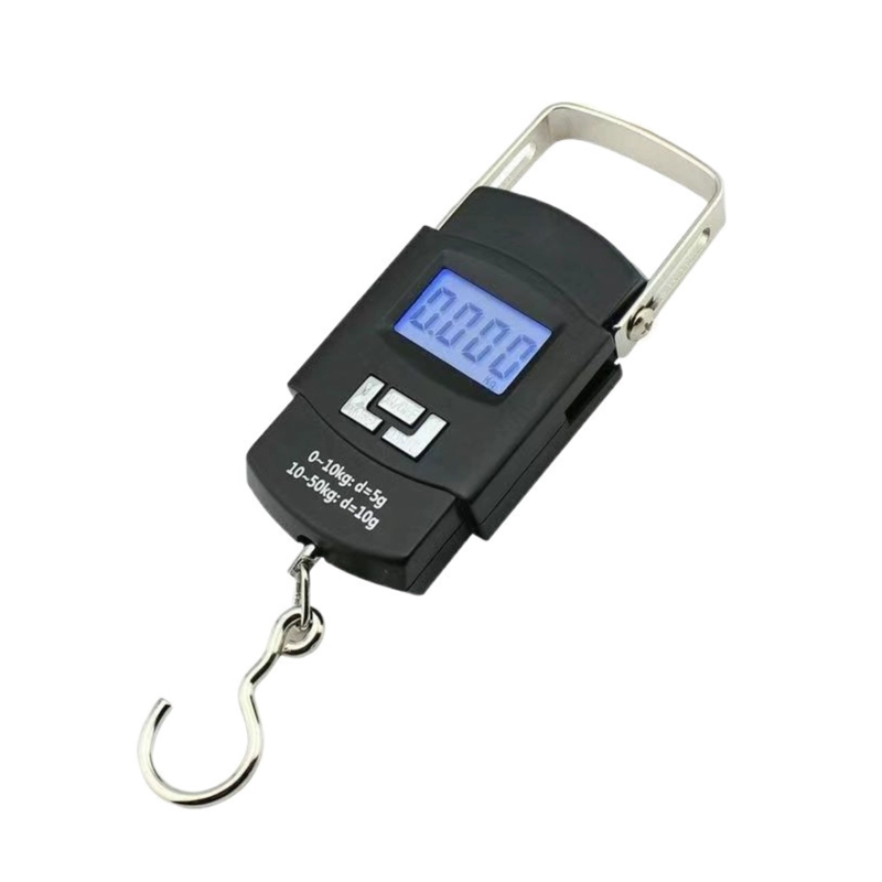 MINI BALANZA PORTATIL PANTALLA LCD CON GANCHO DE ACERO - 1