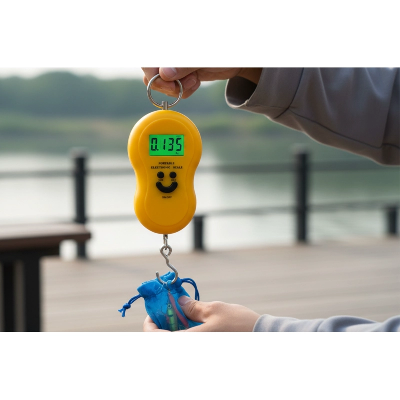 MINI BALANZA ELECTRONICA PORTATIL CAPACIDAD MAXIMA 50KG - 4
