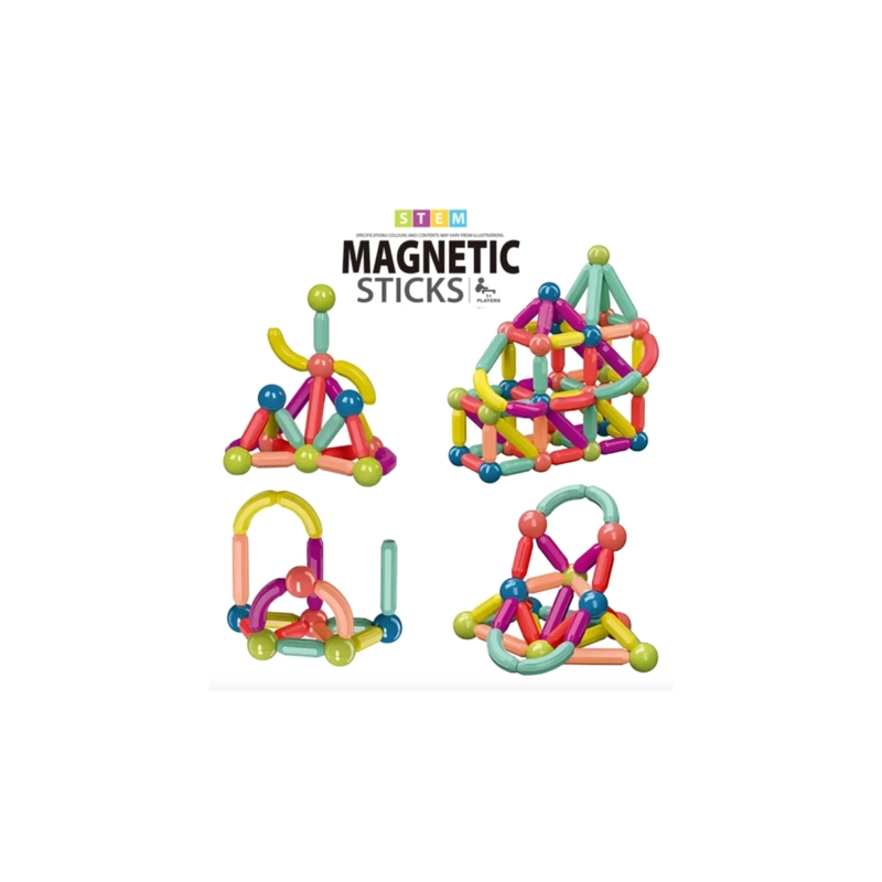 BLOQUES MAGNE TICOS MAGNETIC STICK 64 PIEZAS - 4