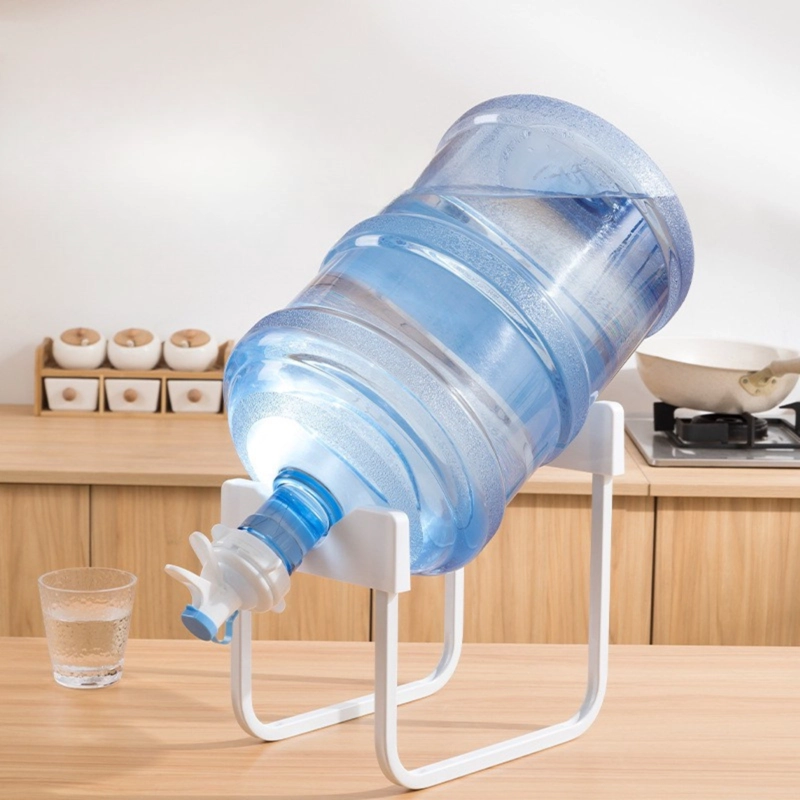 SOPORTE METALICO PARA BIDON DE AGUA CON BOQUILLA DISPENSADOR - 1