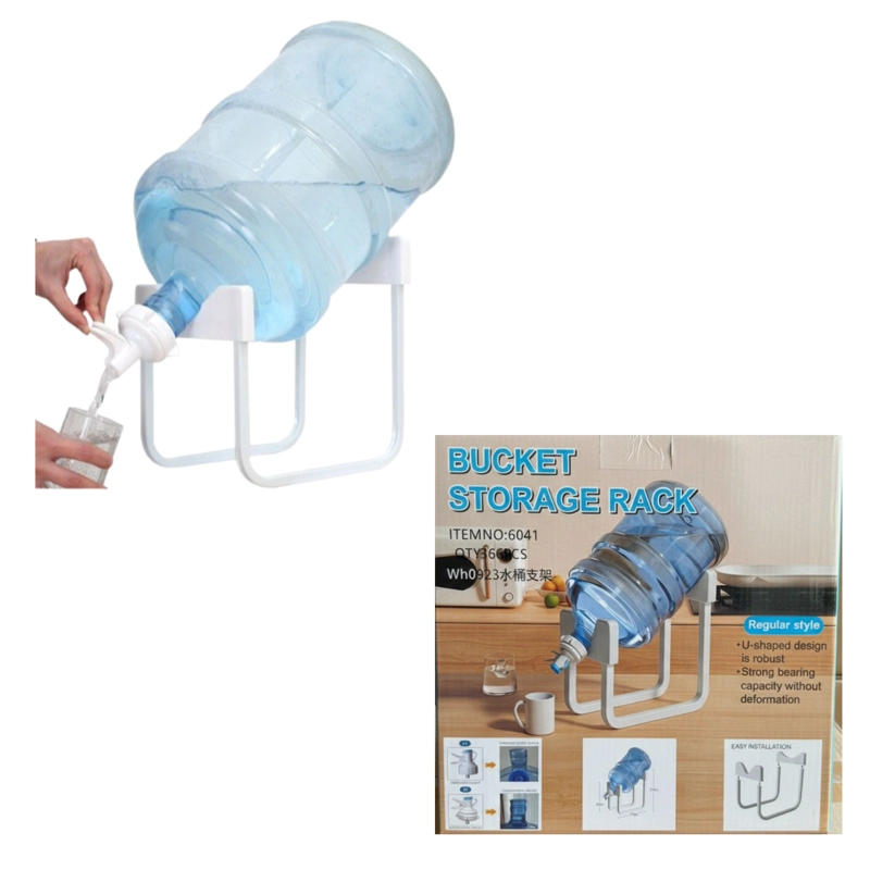 SOPORTE METALICO PARA BIDON DE AGUA CON BOQUILLA DISPENSADOR - 4