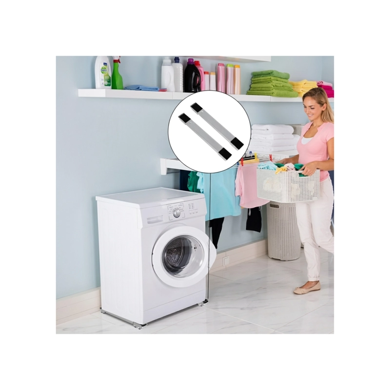 SOPORTE BASE MOVIBLE AJUSTABLE PARA LAVADORA Y REFRIGERADOR 500LB - 4