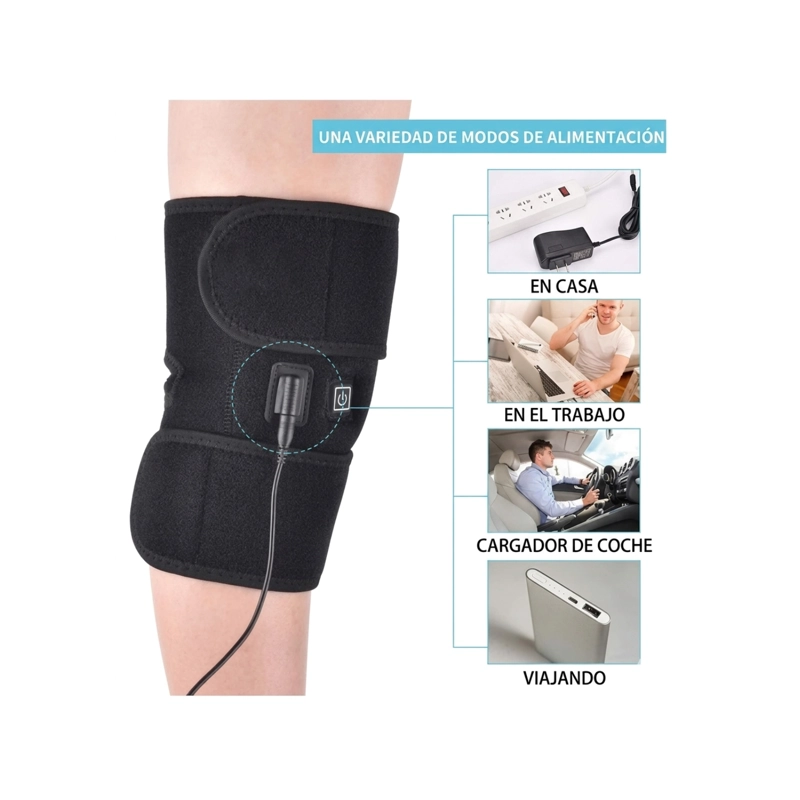 RODILLERA TE RMICA ELE CTRICA CON COMPRESION Y SOPORTE AJUSTABLE - ALIVIO DE DOLOR ARTICULAR - 2