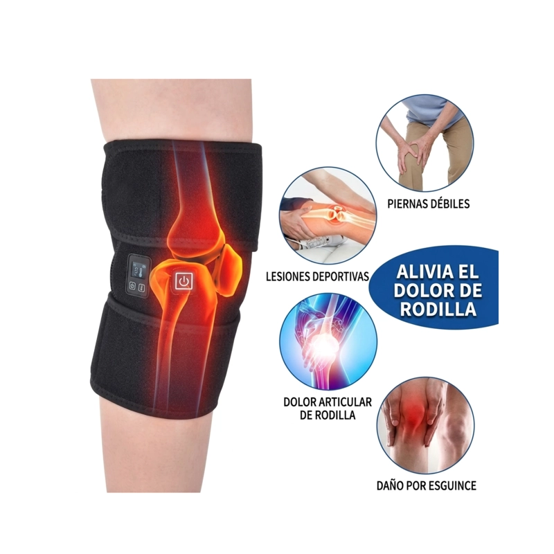 RODILLERA TE RMICA ELE CTRICA CON COMPRESION Y SOPORTE AJUSTABLE - ALIVIO DE DOLOR ARTICULAR - 3