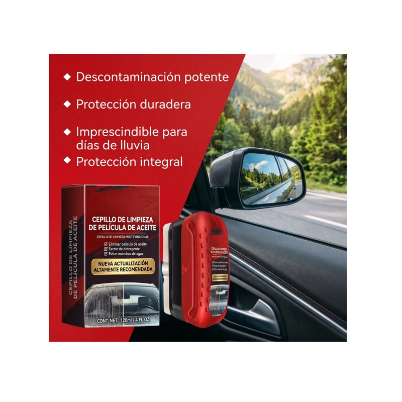 CEPILLO LIMPIADOR MULTIFUNCIONAL PARA VIDRIOS DE AUTO - 3