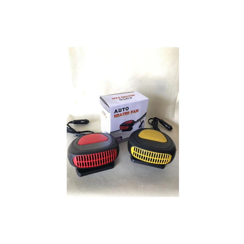 CALEFACTOR PARA AUTOS 12V 200W VENTILADOR AUTO - AMARILLO - 5