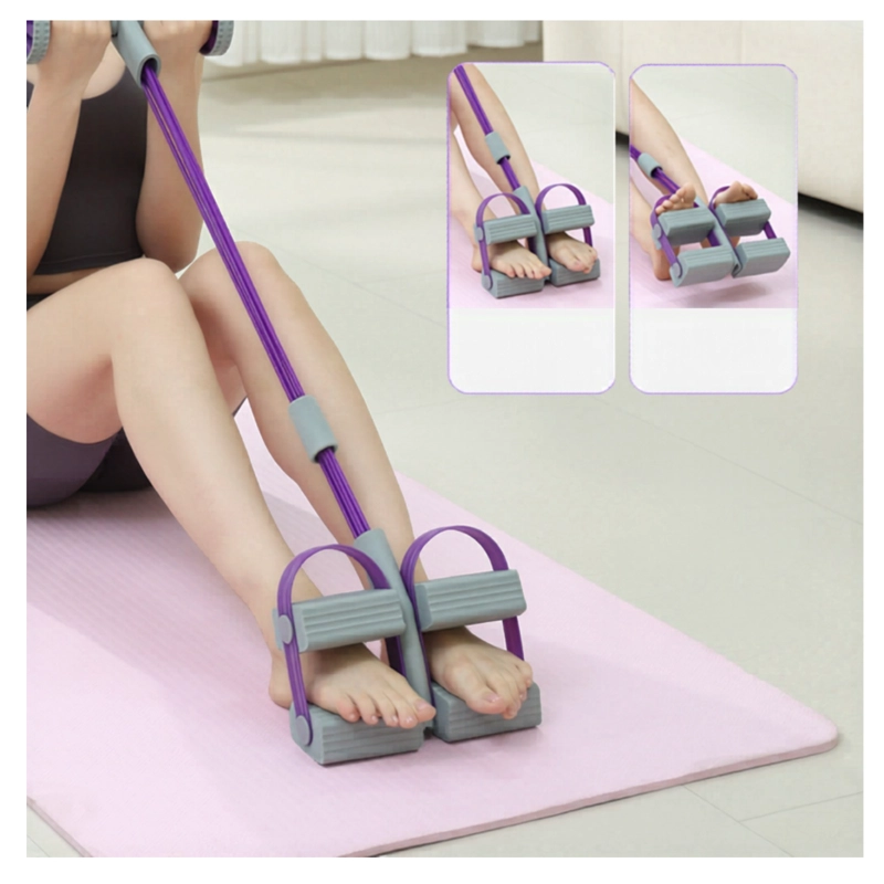 EJERCITADOR DE RESISTENCIA 3 EN 1 PEDAL PULLER AUTO-REBOUND - 4