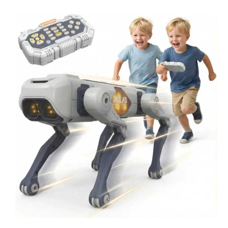 PERRO ROBOT INTELIGENTE ATLAS - CONTROL POR APP Y VOZ - ROBOTICO CON IA Y CONTROL REMOTO 2.4G - 1