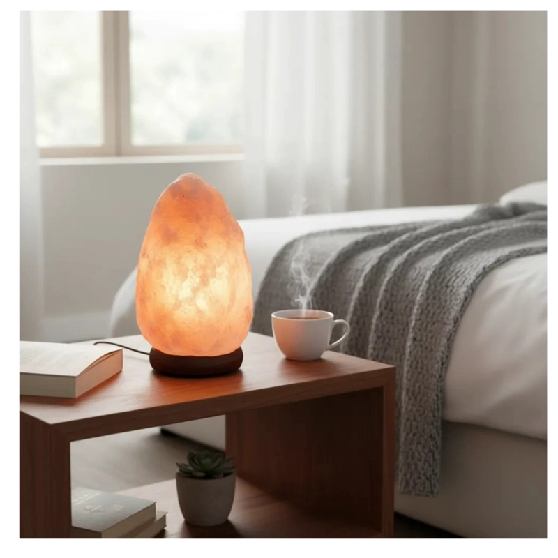 LAMPARA DE SAL DEL HIMALAYA NATURAL IONIZADORA DECORATIVA - 5