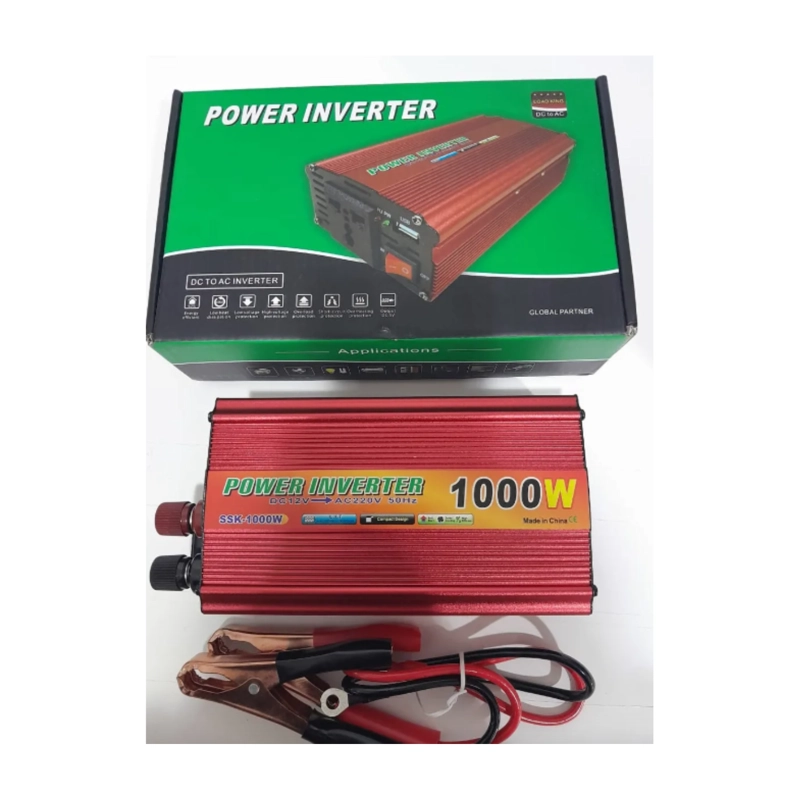 INVERSOR CONVERTIDOR DE CORRIENTE DE COCHE 1000W 12V220V - 1