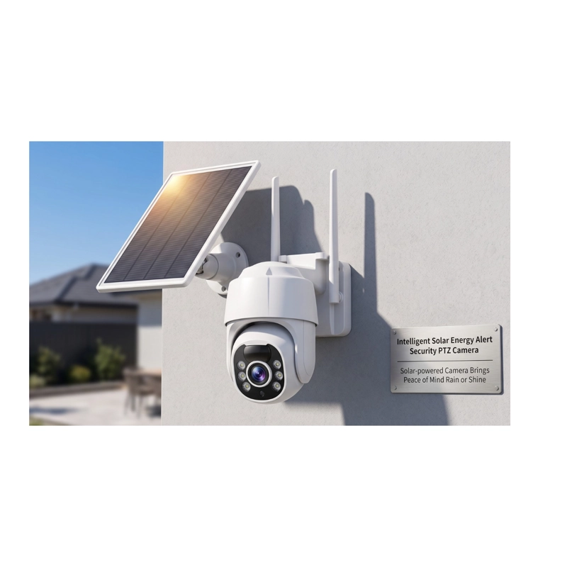 CAMARA DE SEGURIDAD PTZ SOLAR EXTERIOR ROBOTIZADA WIFI FULL HD APP V380 PRO - 1