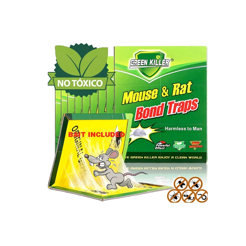 PACK 10 TRAMPA DE PEGAMENTO PARA RATONES Y RATAS - 1