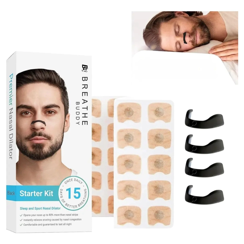 DILATADOR NASAL ANTI RONQUIDOS KIT DE INICIO 15 DIAS - 1