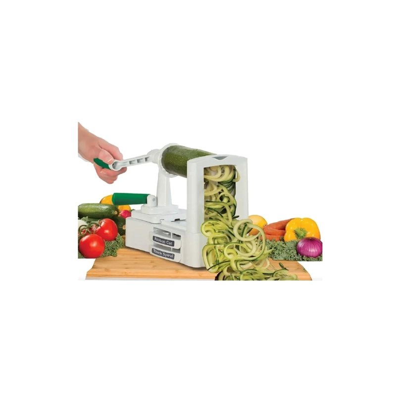 CORTADOR DE VERDURAS ESPIRAL RAYADOR VERDURAS PICADOR MANUAL - 3