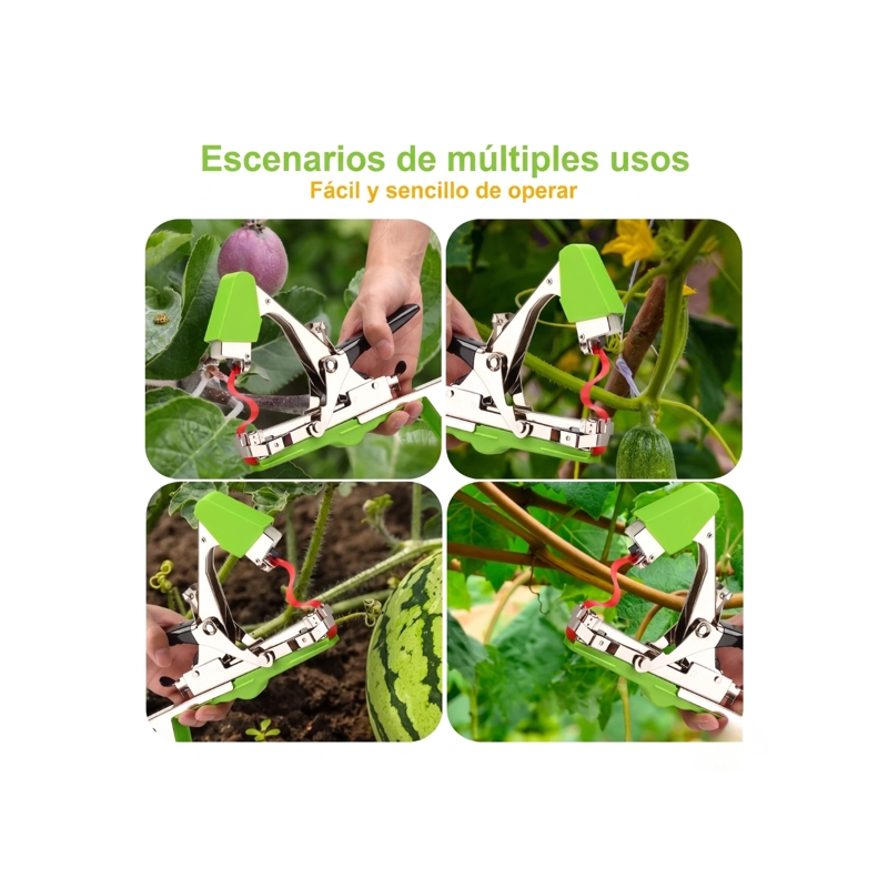 MAQUINA ATADORA DE PLANTAS AGRICOLA AMARGRADORA ENTUTORAR JARDIN - 2
