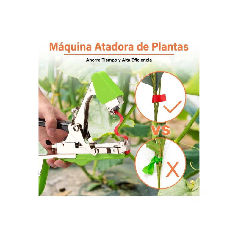 MAQUINA ATADORA DE PLANTAS AGRICOLA AMARGRADORA ENTUTORAR JARDIN - 3