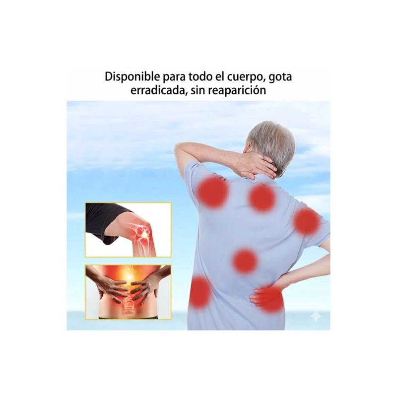 PARCHE PARA ARTRITIS METABOLICA Y DOLOR DE JUANETES - 12 UNIDADES - 4