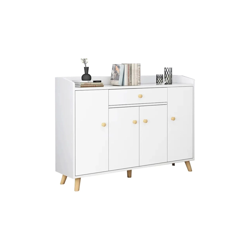 ZAPATERO ORGANIZADOR 120CMX30X84CM DE MADERA 4 PUERTAS COLOR BLANCO - 4