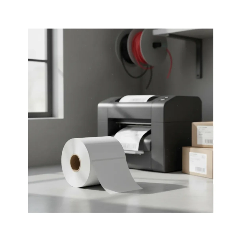 PACK 5  ROLLOS ETIQUETAS TE RMICAS DIRECTAS 100X150MM - ROLLO DE 300 UNIDADES - 3