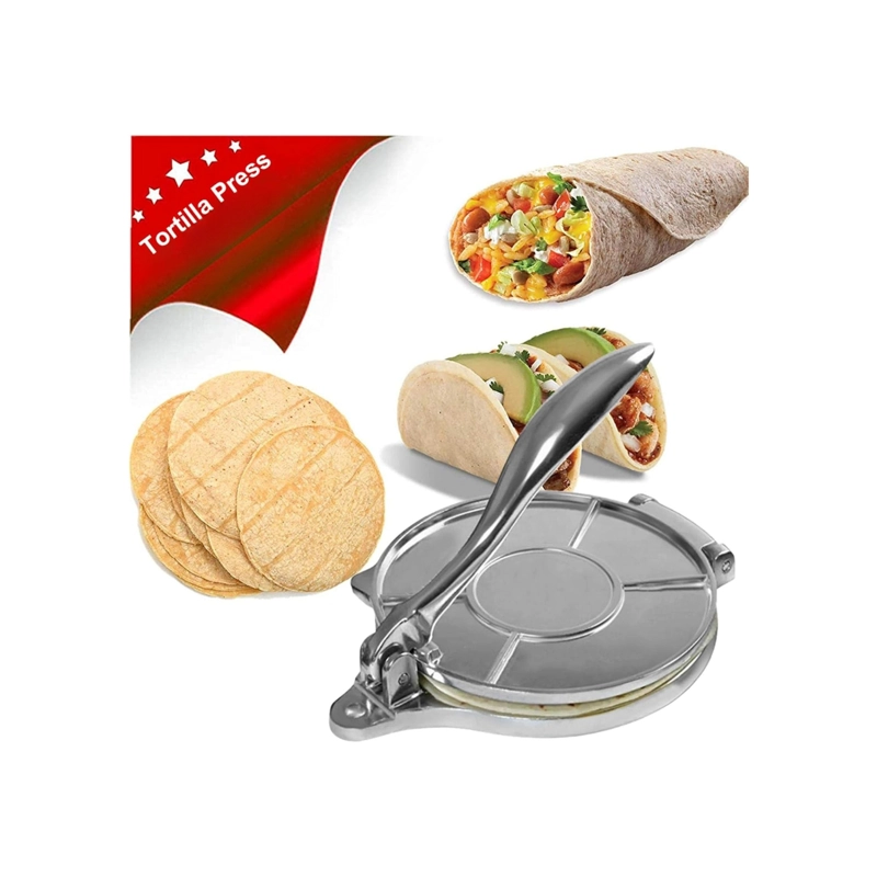 PRENSA MANUAL PARA TORTILLAS-TACOS-PATACONES DE 16CM - 3