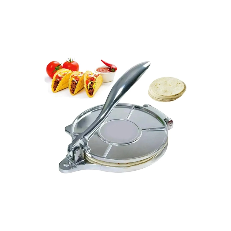 PRENSA MANUAL PARA TORTILLAS-TACOS-PATACONES DE 16CM - 4