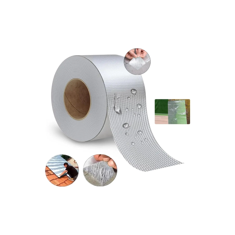 CINTA DE BUTILO IMPERMEABLE TAPA GOTERAS Y GRIETAS 5CM - 1