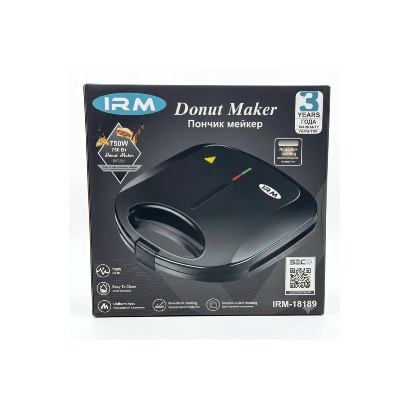 MAQUINA PARA HACER DONAS 6 CAVIDADES 750W ELE CTRICA IRM - 4