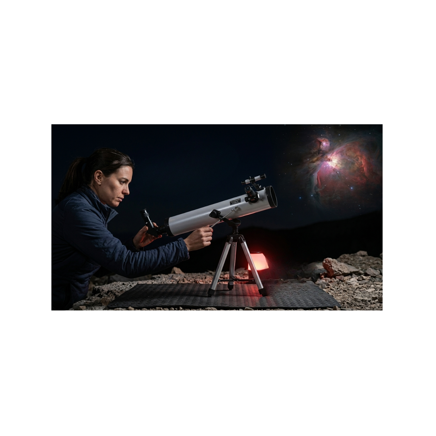 TELESCOPIO ASTRONOMICO REFLECTANTE F70076 CON TRIPODE - 4