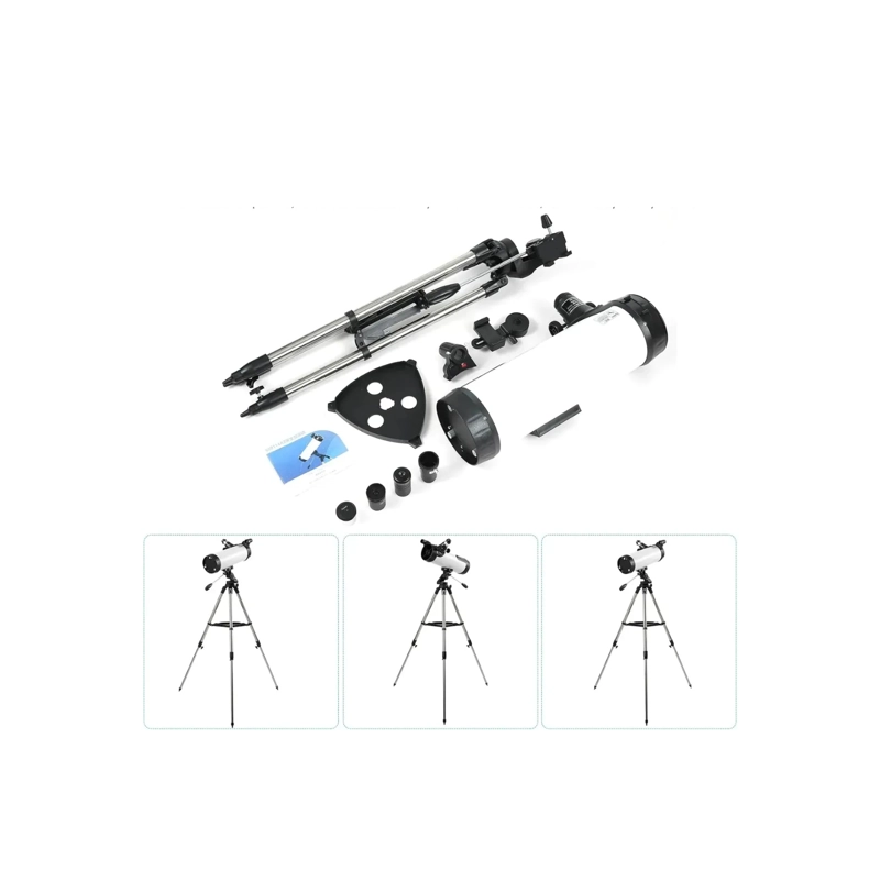 TELESCOPIO ASTRONOMICO REFLECTOR EYEBRE 500114AZ 114MM CON TRIPODE - 4