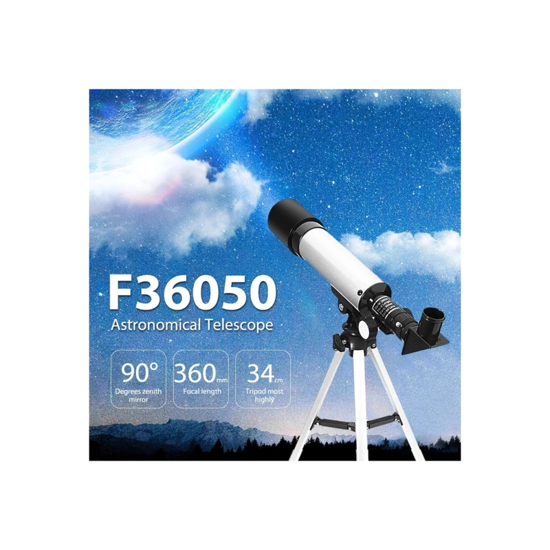 TELESCOPIO ASTRONOMICO MONOCULAR CON TRIPODE - F36050 - 4
