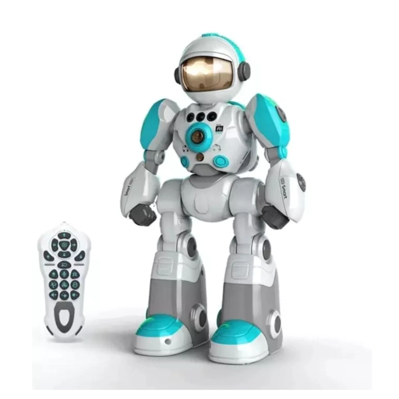 ROBOT INTERACTIVO INTELIGENTE MECHA SMART CON CONTROL DE VOZ Y MODULADOR PARA NIÑOS 3+ - 1