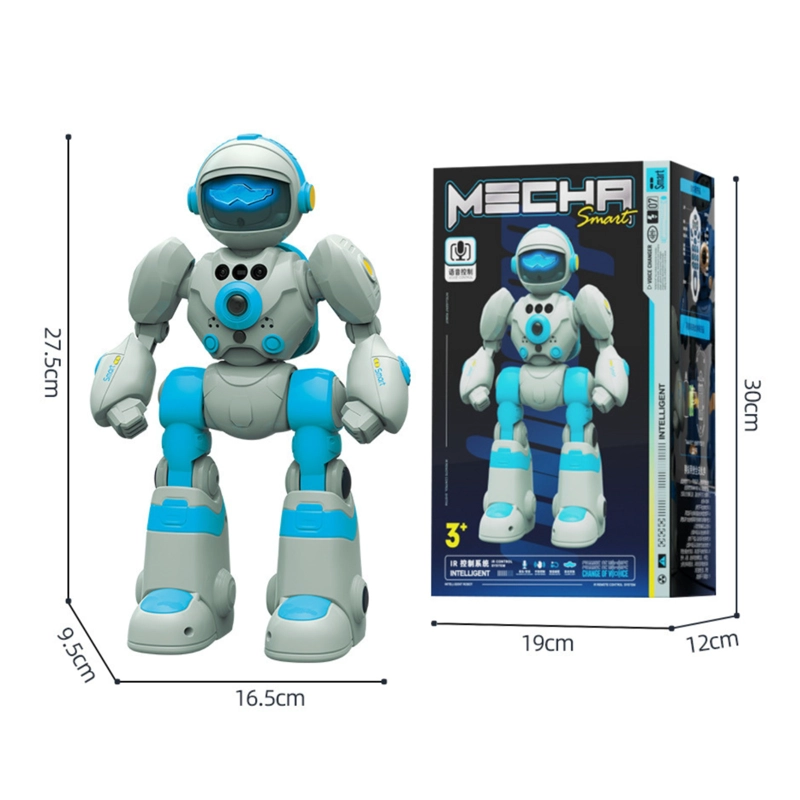 ROBOT INTERACTIVO INTELIGENTE MECHA SMART CON CONTROL DE VOZ Y MODULADOR PARA NIÑOS 3+ - 3