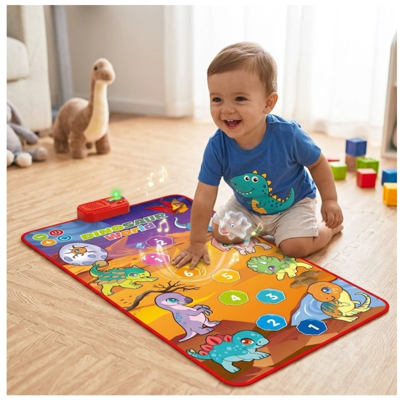 ALFOMBRA MUSICAL JUEGO INTERACTIVO TOCA Y APRENDE 100X60 CM - 1