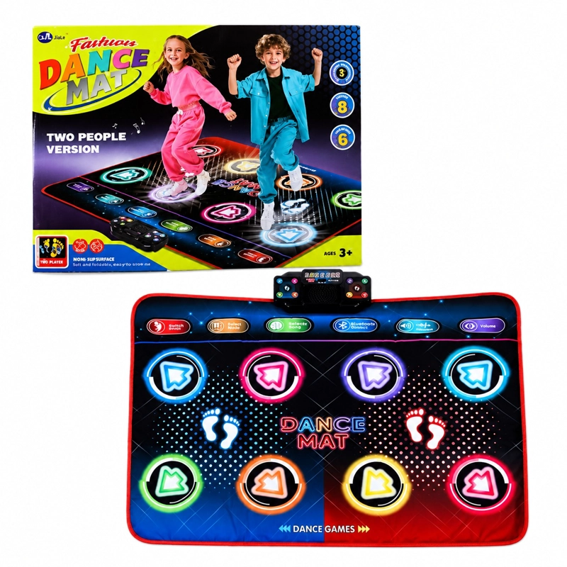 MANTA DE BAILE INTERACTIVA CON BLUETOOTH PARA NIÑOS - 120X92CM - 1