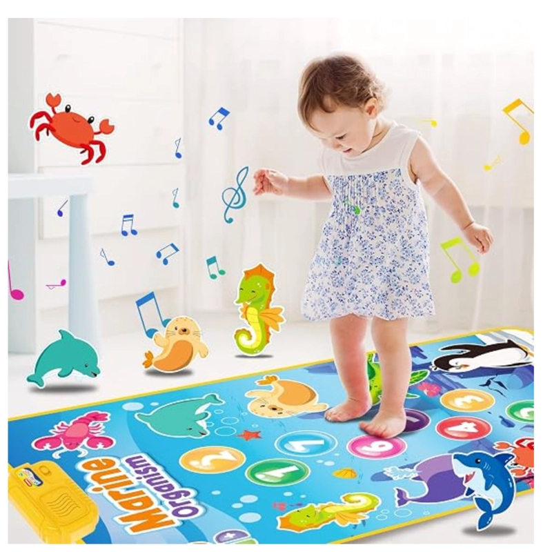 ALFOMBRA MUSICAL DEL MUNDO MARINO PARA BEBE S 100X60 - 3